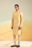 Yellow Shibori Kurta Set
