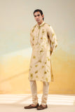 Olive Green Shibori Kurta Set