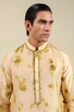 Olive Green Shibori Kurta Set