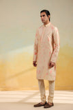 Pink Shibori Kurta Set