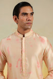 Pink Shibori Kurta Set