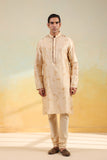 Brown Shibori Kurta Set