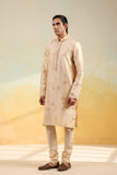 Brown Shibori Kurta Set