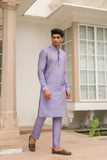 Gulzar Lilac Abstract Embroidered Kurta Set