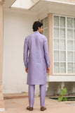 Gulzar Lilac Abstract Embroidered Kurta Set