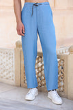 Light Blue Denim Pajama Pants