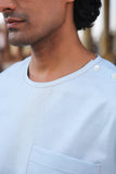 Sky Blue Crew Neck T-Shirt