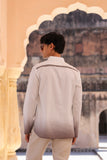 White Embroidered Kurta Shirt Horse