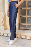 Dark Blue Denim Pajama Pants