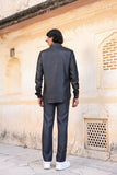 Black Denim Kurta Shirt