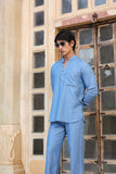 Light Blue Denim Kurta Shirt