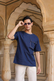 Navy Blue Crew Neck T-Shirt