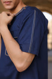 Navy Blue Crew Neck T-Shirt
