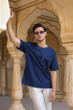 Navy Blue Crew Neck T-Shirt