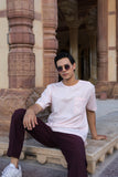 Pink Crew Neck T-Shirt