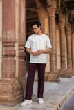 Cream Crew Neck T-Shirt