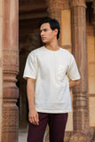 Cream Crew Neck T-Shirt