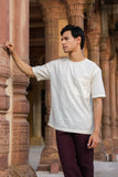 Cream Crew Neck T-Shirt