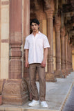 Pink Cuban Collar Shirt