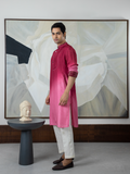 Dark red kurta set