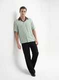The "Shower of Forms" Cuban Collared Shirt