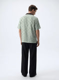 The "Shower of Forms" Cuban Collared Shirt