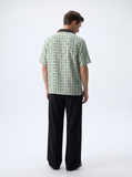 The "Shower of Forms" Cuban Collared Shirt
