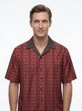 The "Shower of Forms" Cuban Collared Shirt