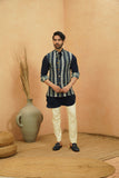 MEDINA ROLLED UP SLEEVE KURTA