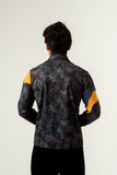 UNISEX AGITATION PRINT PANELLED SHIRT