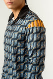 UNISEX ENNUI PRINT SHOULDER DETAILED SHIRT