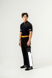 UNISEX ORANGE ELASTIC TROUSERS