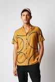 MIRROR SHIRT- MUSTARD