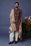 Gulzar Black Kurta Set
