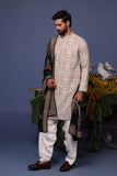 Faiz Beige Kurta Set