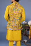 Gulistan Haldi Kurta Jacket Set