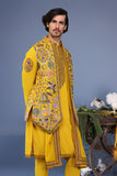 Gulistan Haldi Kurta Jacket Set