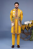 Musafir Haldi Kurta Jacket Set