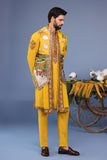 Musafir Haldi Kurta Jacket Set