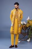 Kainaat Haldi Kurta Jacket Set