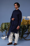Daniyaal Navy blue Kurta Set