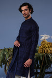 Daniyaal Navy blue Kurta Set