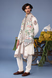 Bilal Ivory Kurta Jacket Set