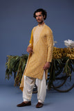 Shehroz Haldi Kurta Set