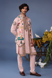 JaadCocktail Pink Kurta Jacket Set
