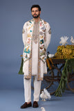 Jihan Cocktail Ivory Kurta Jacket Set