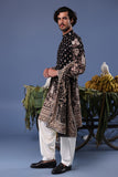 Kayan Black Kurta Set