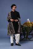 Kashif Black Kurta Set