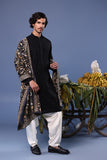 Kashif Black Kurta Set
