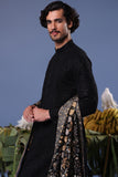 Kashif Black Kurta Set